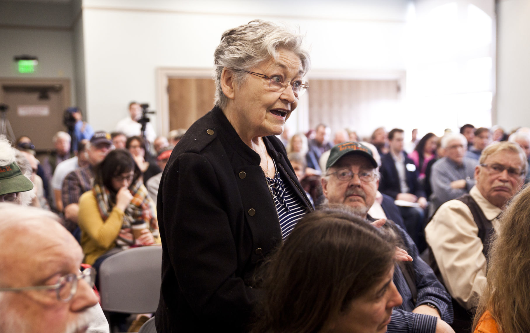 Mary Kay Craig, of Butte, discusses environmental health issues